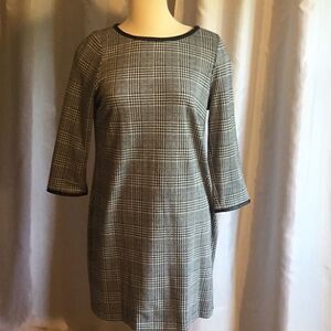 Black & white plaid dress in medium by THE LIMITED
